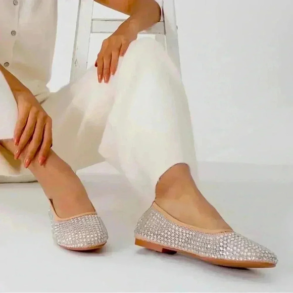 Ballet rhinestone flats New in box 5.5 - Picture 1 of 6